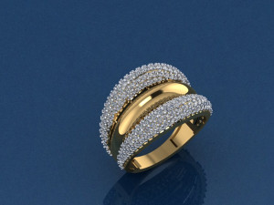 gold ring 3D Print Model