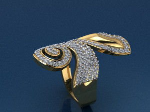 gold ring 3Dプリントモデル