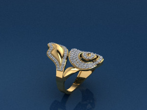 gold ring 3D 프린트 모델