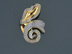 gold ring 3D 프린트 모델