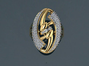 gold ring 3D Print Model