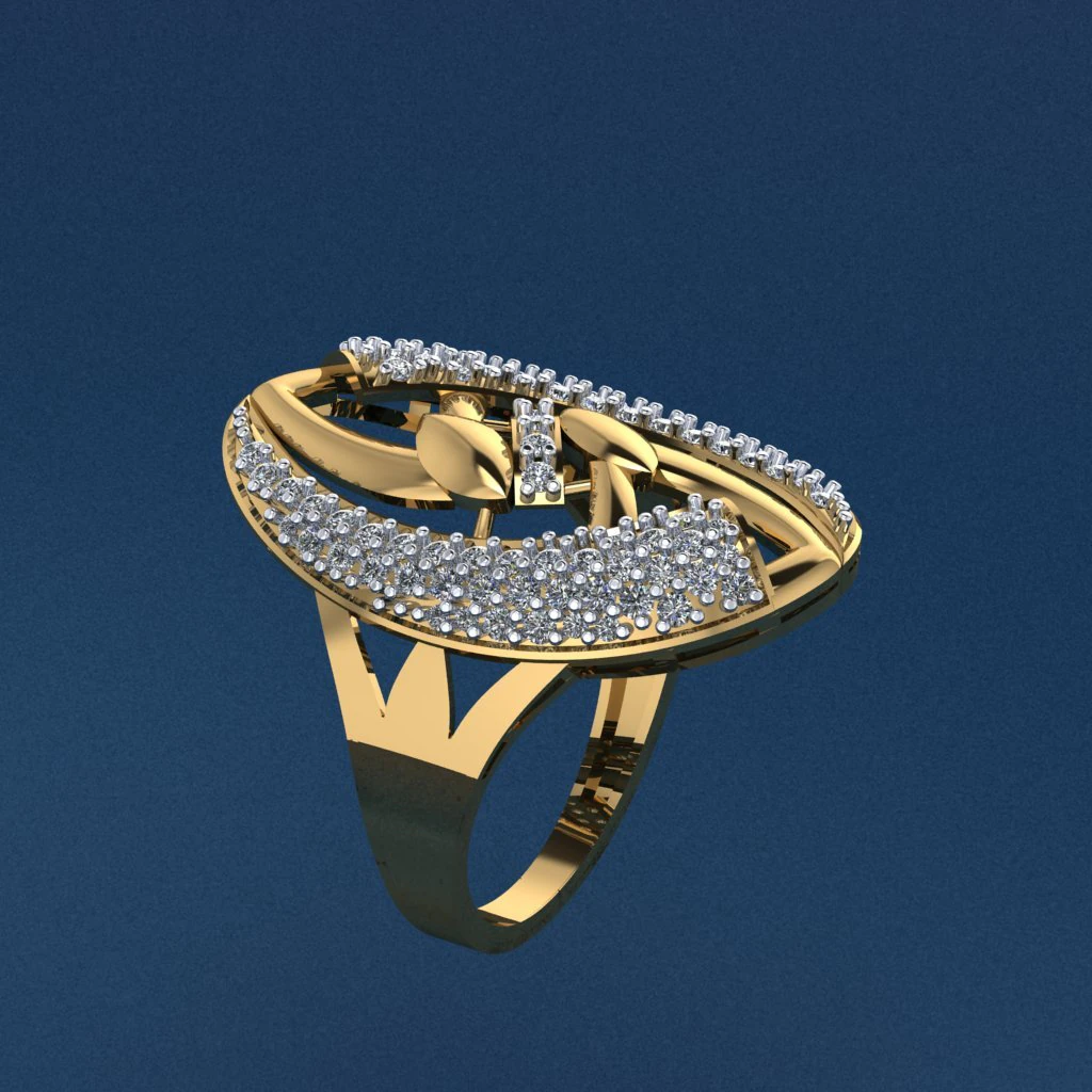 gold ring 3D Print Model .c4d .max .obj .3ds .fbx .stl .blend