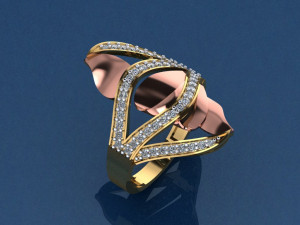 gold ring Modèles 3D en vedette