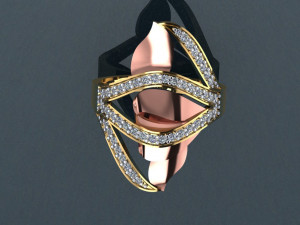 gold ring Modèles 3D en vedette