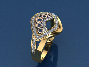 gold ring 3D 打印模型