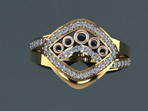 gold ring 3D Print Model