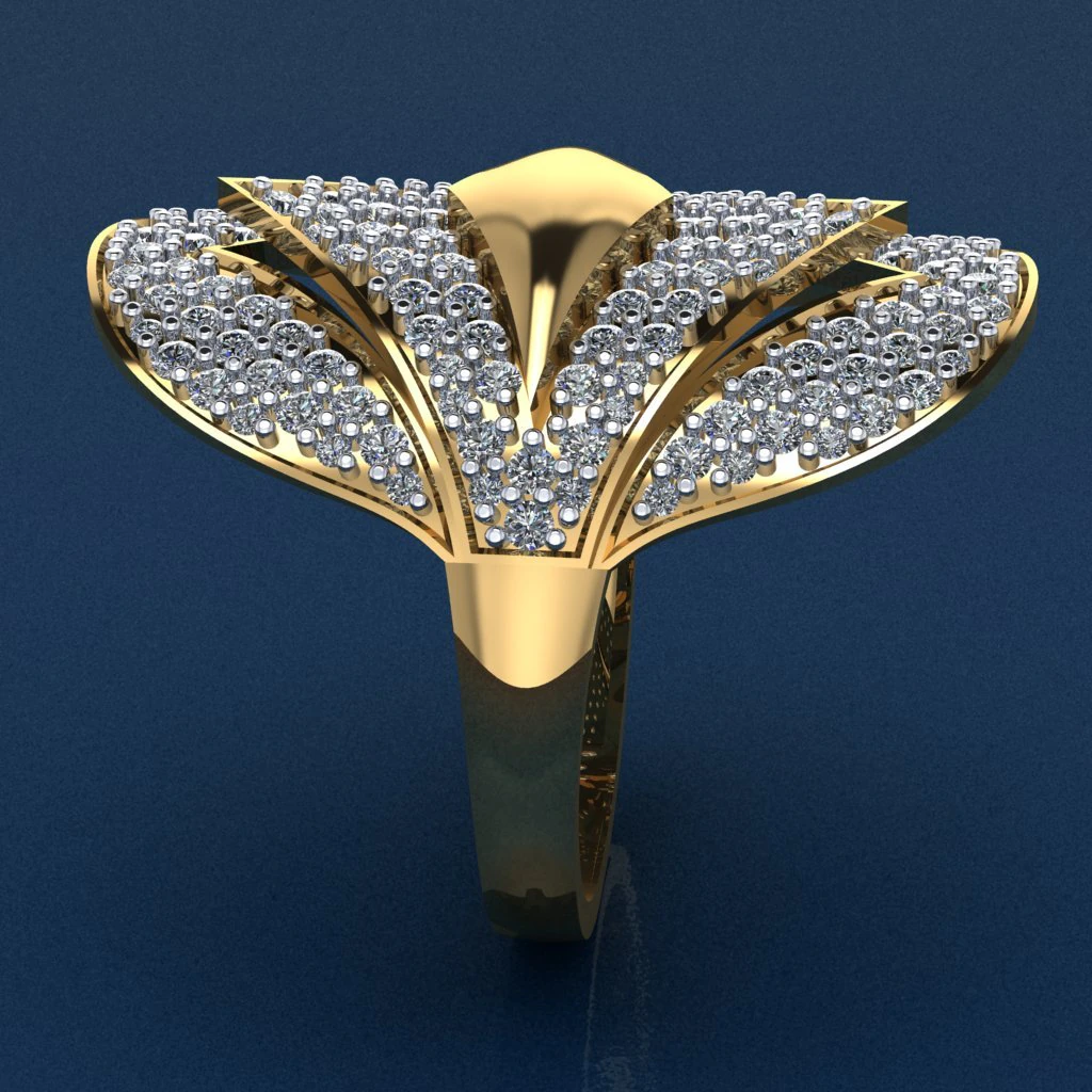 gold ring 3D Print Model .c4d .max .obj .3ds .fbx .stl .blend