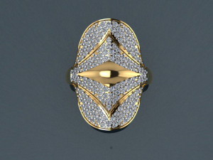 gold ring Modello di stampa 3D