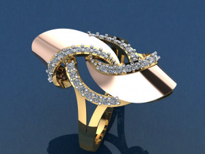 gold ring 3Dプリントモデル