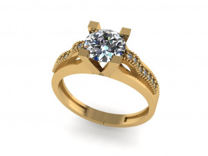 gold ring 3D 打印模型