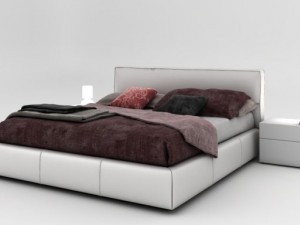 bed modern 3Dモデル