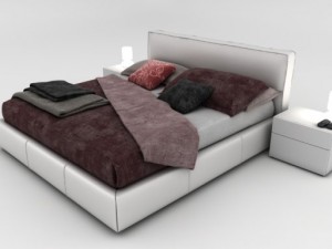bed modern Model 3D