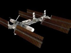 esta&ccedil;&atilde;o espacial Modelo 3D