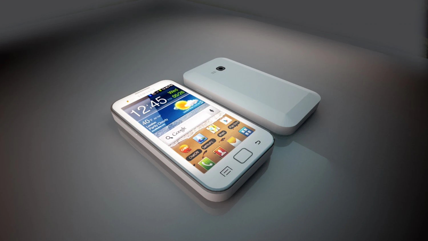 samsung duos s7562 3D Model .c4d .max .obj .3ds .fbx .stl .blend 