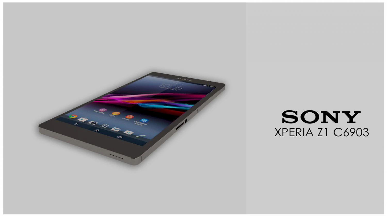 sony xperia z1 c6903 3D Model .c4d .max .obj .3ds .fbx .stl .blend 