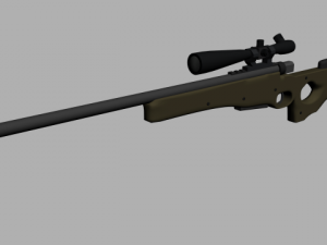 awm sniper rifle 3D Модель