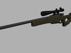 awm sniper rifle 3D Model