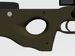 awm sniper rifle 3D Модель