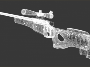 awm sniper rifle 3D Модель