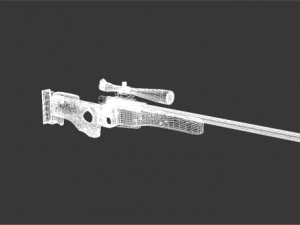 awm sniper rifle 3D Модель