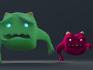 little green monster 3D Model