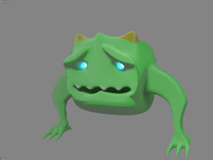 little green monster 3D Model