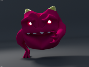 little green monster 3D 模型