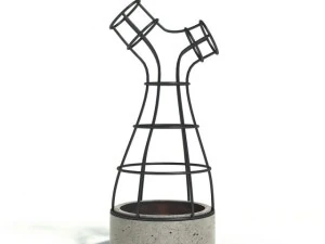 v4 concete vases 3D Model