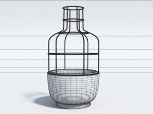 v4 concete vases 3D 모델