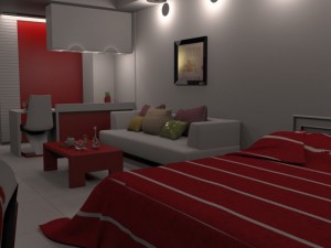 small appartment Model 3D