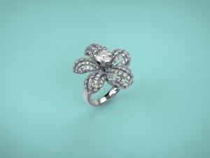 diamond ring 3D Model