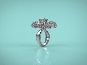 diamond ring 3D 模型