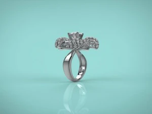 diamond ring 3D Model