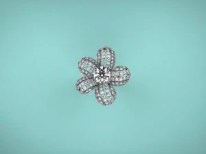 diamond ring 3D Model