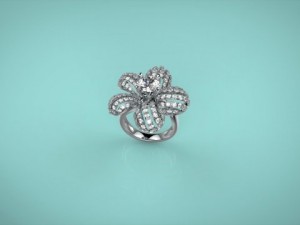 diamond ring 3D 模型