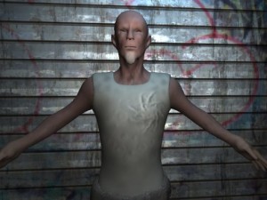 grandfather with cloth 3D Model