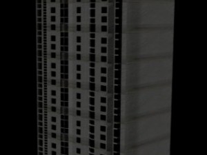 high building 3D 모델