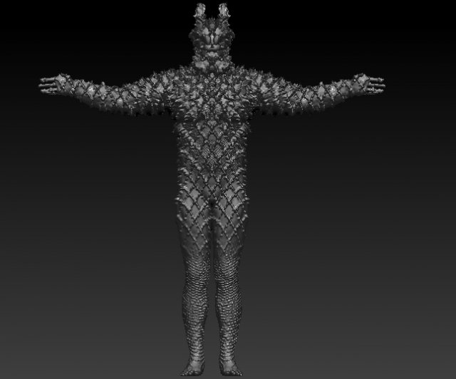 demon 3D Model .c4d .max .obj .3ds .fbx .stl .blend 