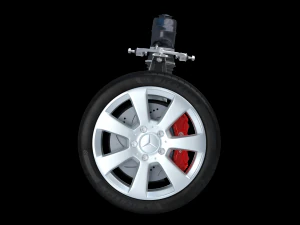 car wheel mercedes 3D Model