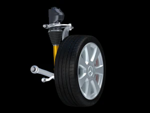 car wheel mercedes 3D Model