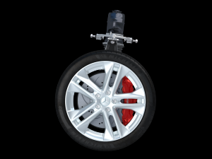 car wheel mercedes Modèle 3D