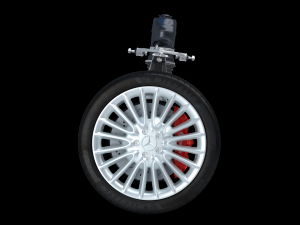 car wheel mercedes Modèle 3D