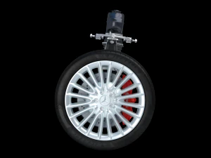 колесо автомобіля mercedes 3D Модель