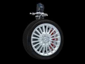 car wheel mercedes 3Dモデル