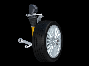 car wheel mercedes 3Dモデル