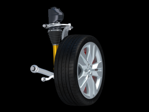 car wheel mercedes 3D Model