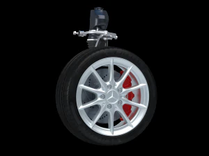 car wheel mercedes 3D Model