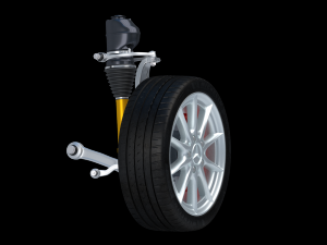 car wheel mercedes 3D Model
