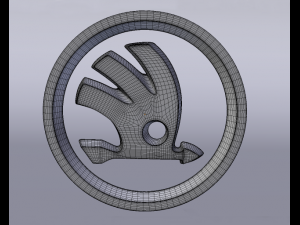 skoda logo 3D Model