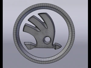 skoda logo 3D Model